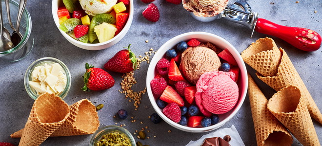 The summer pleasure is made perfect by tasty&nbsp;ice&nbsp;cream.&nbsp;